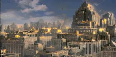 No reason for this, I just colorized the FO2 intro city and thought it looked neat.