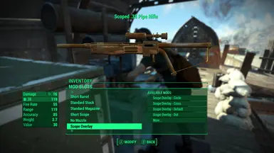 Scope Overlay Modification