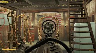 Minigun before