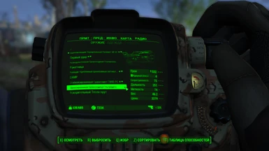 Example of translate in pip-boy menu the firearms mods 2
