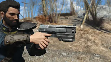 Cyberpunk 2077 Animation - 10mm Pistol Mod Fallout 4 Xbox One (XB1) + PC  #Fallout4Mods #CyberpunkMod 