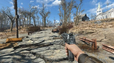 Cyberpunk 2077 Animation - 10mm Pistol Mod Fallout 4 Xbox One (XB1) + PC  #Fallout4Mods #CyberpunkMod 