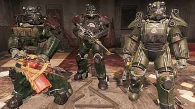 Gunners with Power Armor Pouches