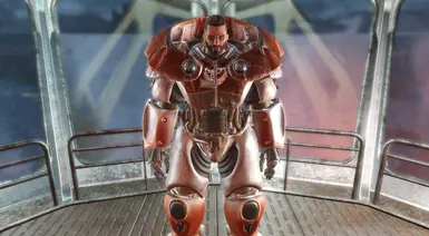 Elder Maxson aboard the Prydwen (Classic Advanced Power Armor)