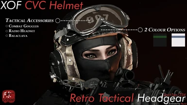 XOF CVC Helmet - Retro Tactical Headgear