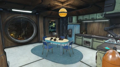 Overseer's quarters - kitchen and dining area