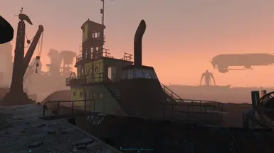 Just behind the General Atomics Building you will find this ship