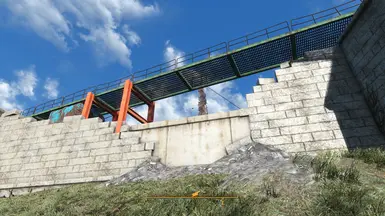 View from outside of SW wall