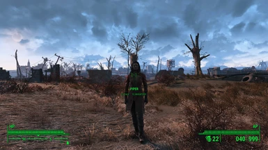 New since 1.2: Fallout 3 compass and crosshairs!