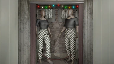 Checkered Cigarette Pants and Cropped Sweater