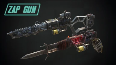 The Zap Gun - a makeshift laser weapon