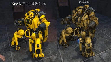 Newly Painted Robots