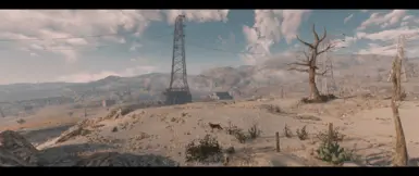 Distant mountains are same color as foreground
