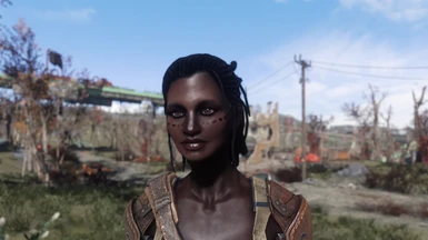 These textures work well even with dark skin