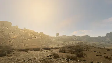 Fo4Mojave Normal (MXAO looks strange with godrays)