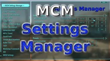 Game Configuration Menu at Fallout 4 Nexus - Mods and community