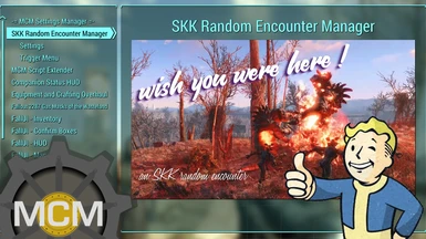 SKK Random Encounter Manager - MCM Settings Menu