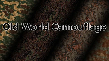 Old World Camouflage Console Backdrops