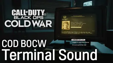 COD BOCW Terminal Sound Replacer - DELETED