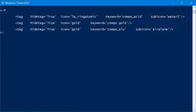 xml tag preview