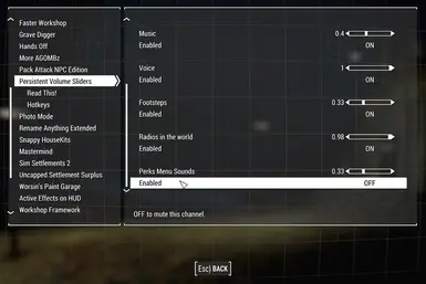 Game Configuration Menu at Fallout 4 Nexus - Mods and community