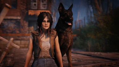 Cait V1 with Dogmeat