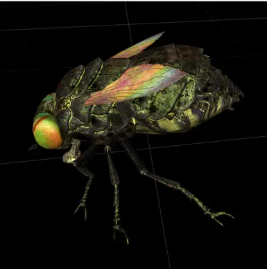 Bloatfly Green Head Render 2