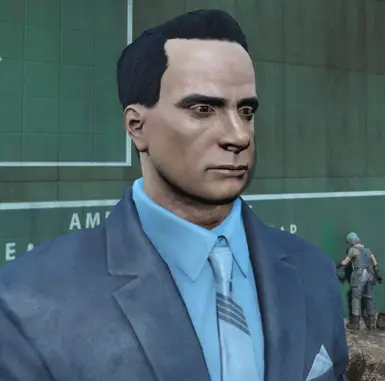 Nixon wearing suit