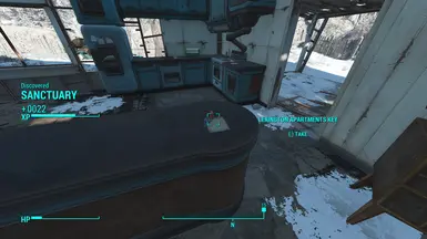 Key + Note in Sanctuary