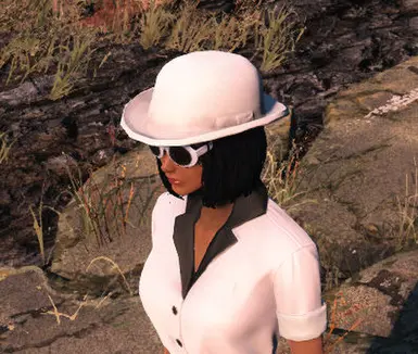 White Bowler Hat