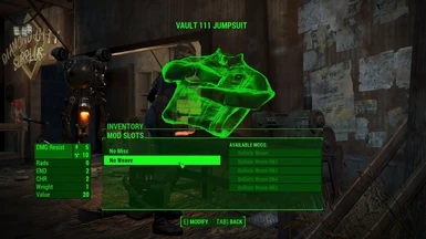 Vault Suit - Survival Upgrade