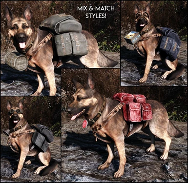 Compatible with headwear or eyewear for Dogmeat