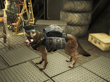 Backpack with 'K-9' and 'Helmets and Hats' Mods