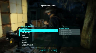 v1.4: Dog Backpacks category added, now properly sorted in the Chemistry Station.