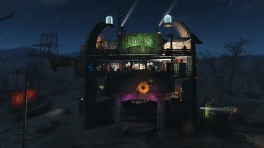 Outside by night