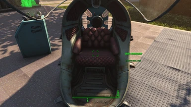 The front side of the lounger should now display the simulation name