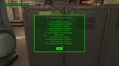HV Transformer Config - Connection List