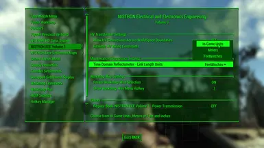 MCM Config Menu