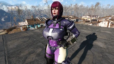 v.3: Ginebra Hunter-Killer Unit Purple - Close-up.