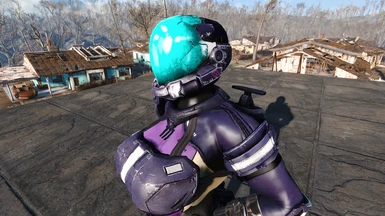v.3: Ginebra Hunter-Killer Unit Purple - Exo helmet.