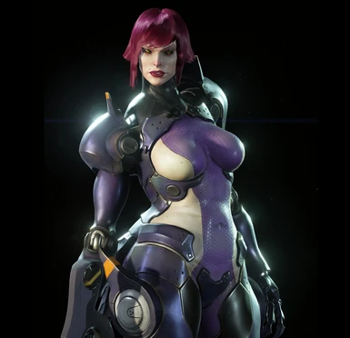 Ginebra from Spacelords: Hunter-Killer Unit purple.