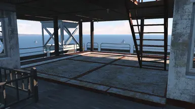 An open balcony with a GREAT view of the eastern bay