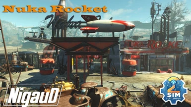 Nuka world- Nuka Rocket Fortress and Town (Winner Sim Settlements 2 City plan conquest 2022-09)