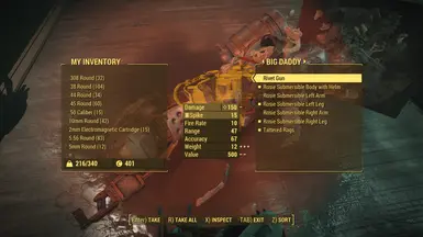 Rivet gun stats with no upgrades