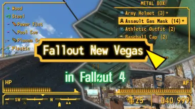 HUD Like Fallout 4 (NV) at Fallout New Vegas - mods and community