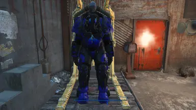 Blue Flame Power Armor for X-01