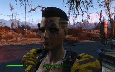 Cait_after_Deathclaw_fight_at_Burning_man_apparently