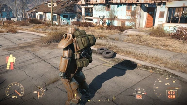 Power Armor Diversification and Backpacks - T45 Back Showcase