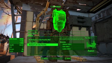 Power Armor Diversification and Backpacks - Adding a Backpack