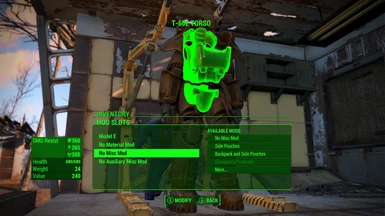 Power Armor Diversification and Backpacks - T60 Two Misc Slot Showcase